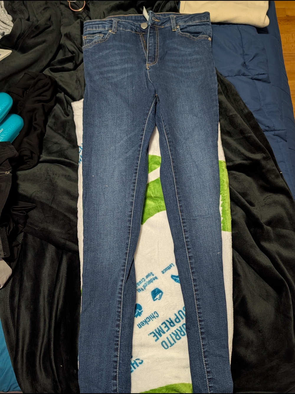 Dark Blue Women's Stretch Skinny Jeans